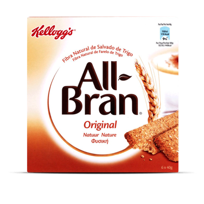 Kellogg's Nature All-bran Cereal Bars 240g